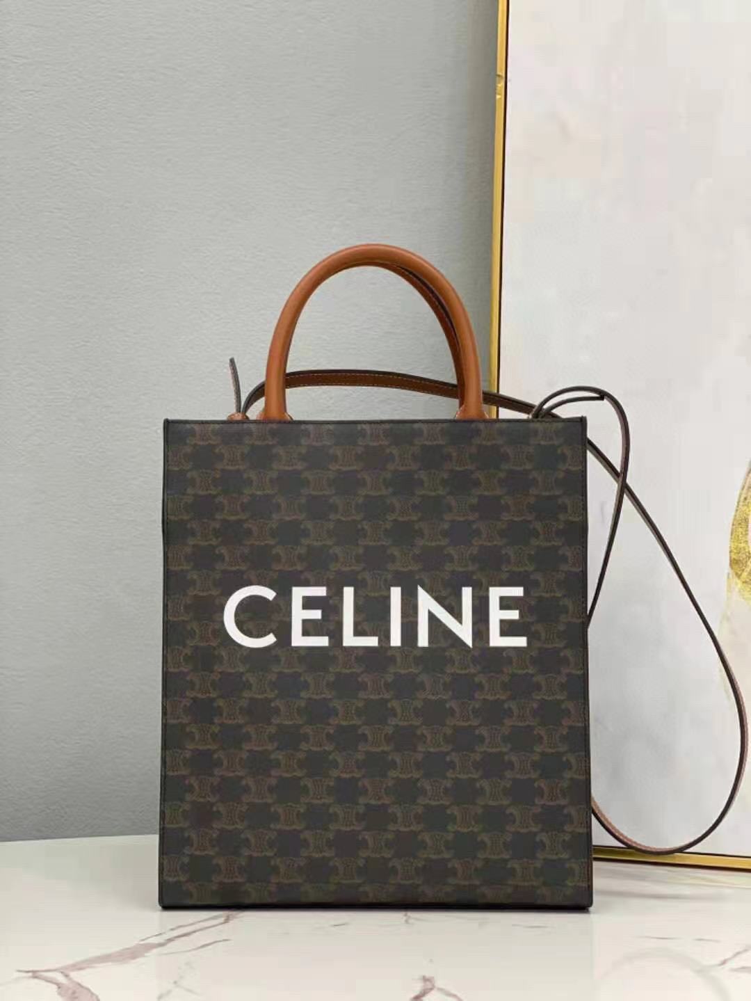 CELINE 셀린느 카바스 캔버스백 191542