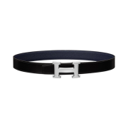 18위 HERMES 에르메스 H벨트 버클 가죽벨트 남성용 (금장/은장) (3.8cm) H100