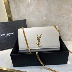 SAINT LAURENT 생로랑 체인 크로스백 (금장/은장)