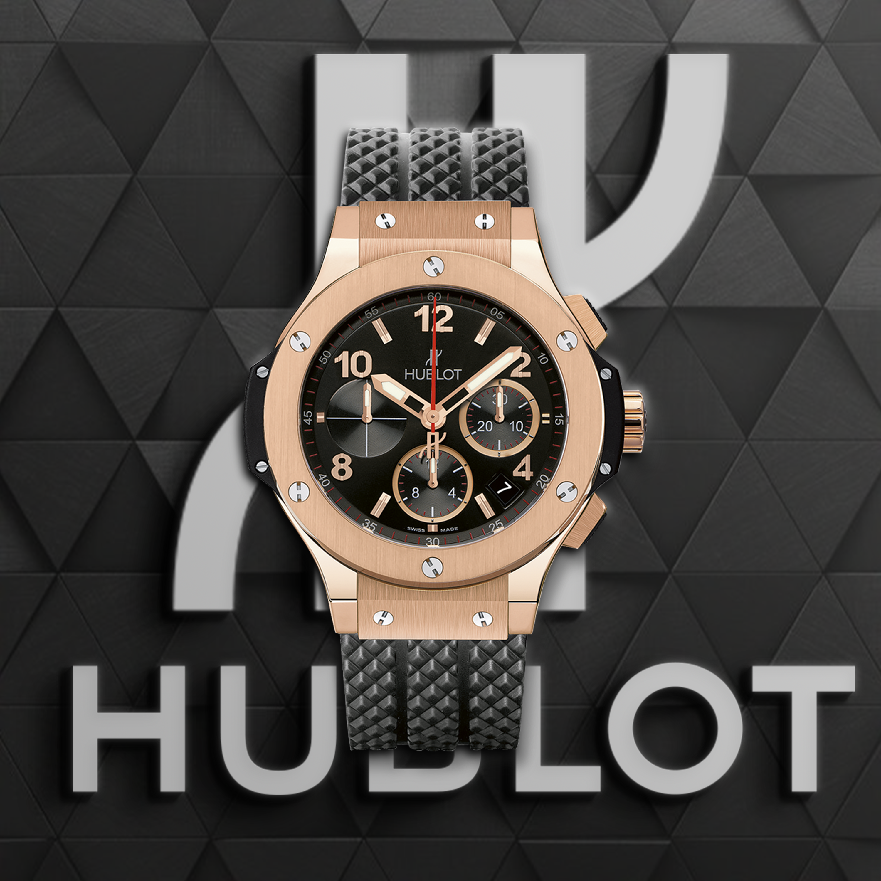 22위 HUBLOT 위블로 베스트 추천아이템 1:1 제작 빅뱅 301.PX.130.RX 크로노그래프 18k로즈골드 블랙 다이얼 오토매틱 무브먼트 hub0151
