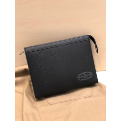 LOUIS VUITTON 루이비통 2020 포쉐트 보야지 남여공용 클러치백 M30395,LOUB1809,27cm,블랙,블루