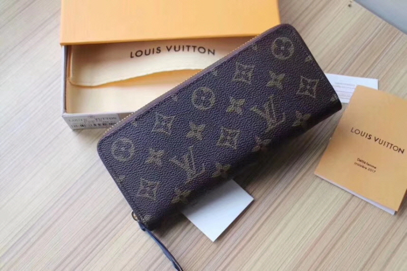 LOUIS VUITTON 루이비통 클레망스 모노그램 지퍼 장지갑 5COLOR