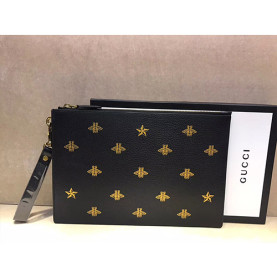 GUCCI 구찌 스타비 레더 클러치 495006