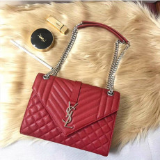SAINT LAURENT 생로랑 믹스드 마틀라세 모노그램 사첼백 428134-1