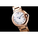CARTIER 까르띠에 발롱블루 28mm 쿼츠-37 W69002Z2