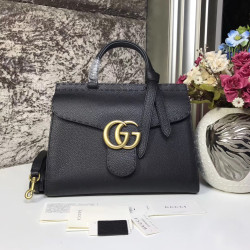 GUCCI 구찌 마몬트 탑핸들 블랙