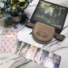 GUCCI 구찌 스웨이드 벨트백 384820 신상