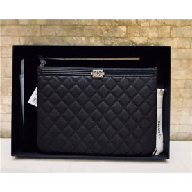 CHANEL 샤넬 캐비어 클러치 AS1054