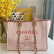 CHANEL 샤넬 캔버스 쇼퍼백 39CM C887600-1