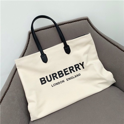 BURBERRY 버버리 캔버스 쇼핑백 B73099-1