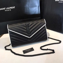 SAINT LAURENT 생로랑 모노그람 포인트백 22CM Y100256