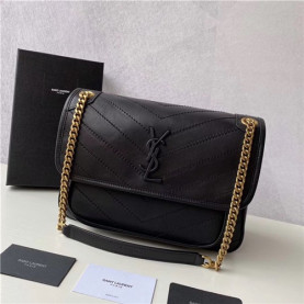 SAINT LAURENT 생로랑 NIKI 체인 숄더백 미듐 Y6980-3