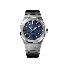 33위 AUDEMARS PIGUET 오데마 피게 하이퀄리티 로얄오크 네이비 3D 타입 와플다이얼 Cal.3120오토매틱 무브먼트