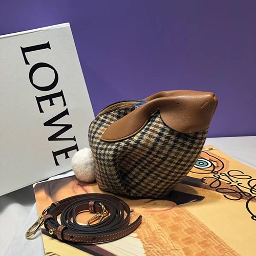 LOEWE 로에베 BUNNY TWEED BAG L87413