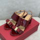 FERRAGAMO 페레가모 여성용 샌들 (굽높이5.5CM) F49100-2