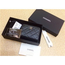 CHANEL 샤넬 캐비어 카드지갑 신상 AS36521