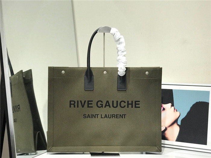 SAINT LAURENT 생로랑 캔버스 쇼퍼백 Y500910