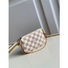 LOUIS VUITTON 루이비통 미니 포쉐트 악세수아 다미에 아주르 M58009