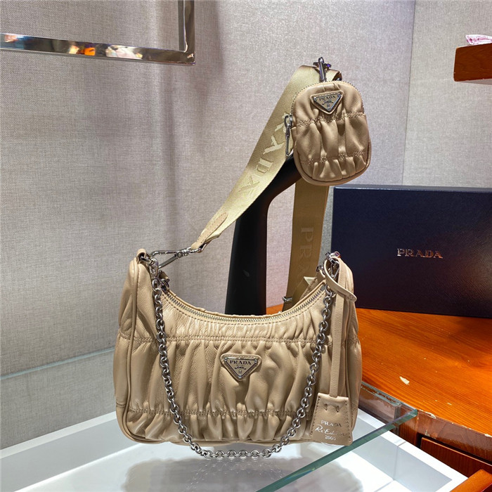 PRADA 프라다 가죽 호보백 1BH204 2COLOR