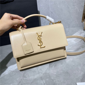 SAINT LAURENT 생로랑 모노그램 뉴 선셋 탑핸들 사첼백 634723 2COLOR