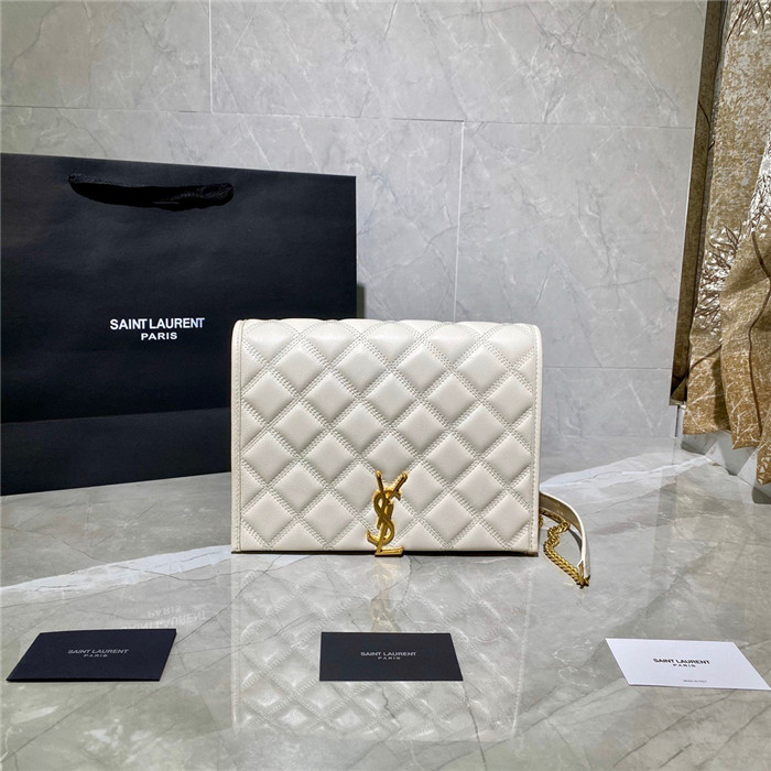 SAINT LAURENT 생로랑 퀼티드 베키 체인 숄더 Y629246 3COLOR