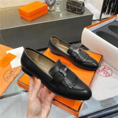 HERMES 에르메스 단화 블랙 H22335