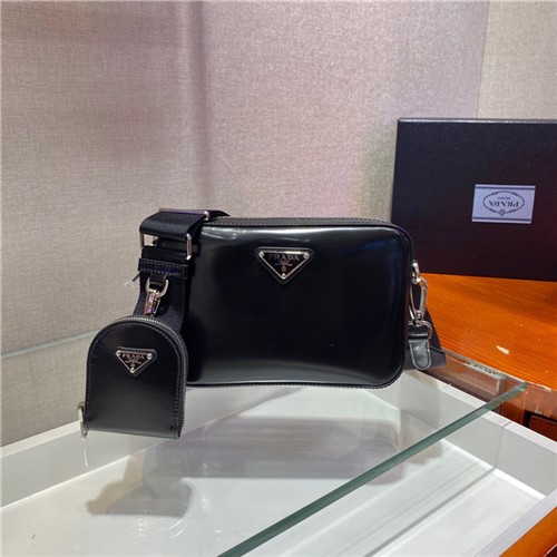 PRADA 프라다 브러쉬드 레더 숄더백 1BH180