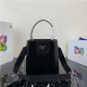 PRADA 프라다 브러시드 레더 파니에백 1BA319