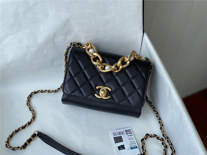CHANEL 샤넬 트리플 펄 체인 플랩백 미니 AS2638 2COLOR