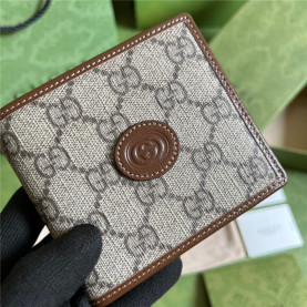 GUCCI 구찌 인터로킹 G 디테일 반지갑 671652 2COLOR
