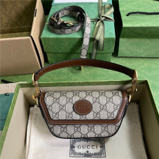 GUCCI 구찌 웹 GG 탑 핸들 미니백 723762