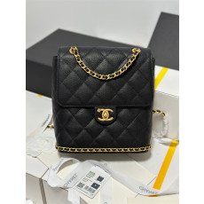 CHANEL 샤넬 캐비어 체인 백팩 AS4490