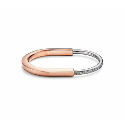 TIFFANY&CO 티파니앤코 락 뱅글 콤비 다이아