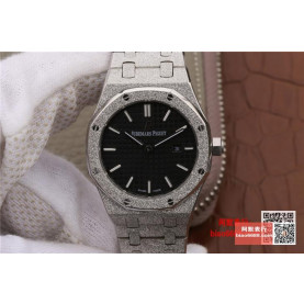 AUDEMARS PIGUET 오데마피게 로얄오크 프로스트 골드 블랙다이얼
