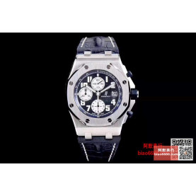 AUDEMARS PIGUET 오데마피게 로얄오크 오프쇼어 블루 레더스트랩
