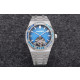 AUDEMARS PIGUET 오데마피게 로얄오크 뚜르비옹 스틸 엑스트라씬 블루다이얼
