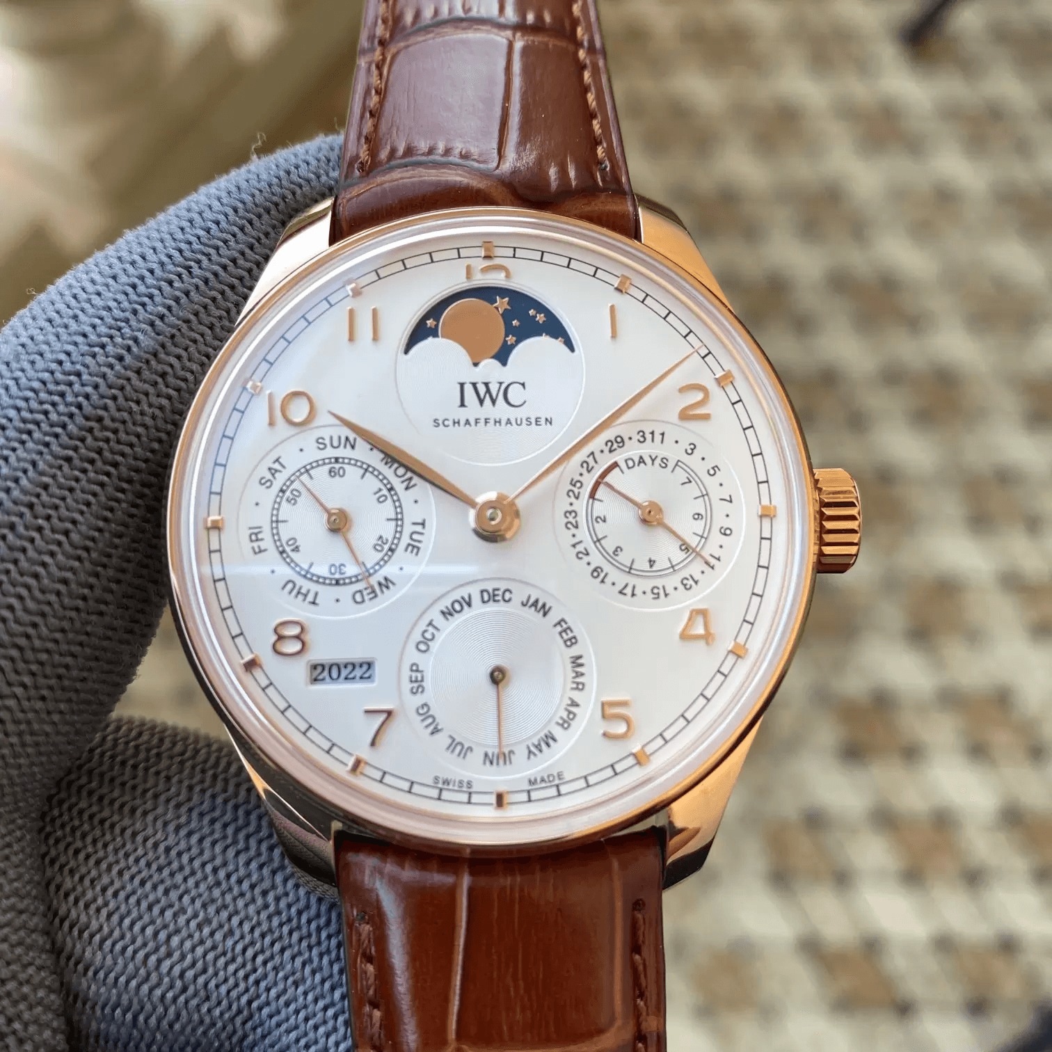 IWC 아이더블유씨 포르투기저 퍼페츄얼 캘린더 문페이즈