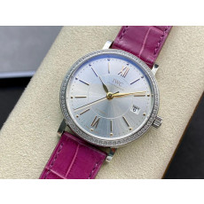 IWC 아이더블유씨 포르토피노 다이아베젤 실버 그레이다이얼