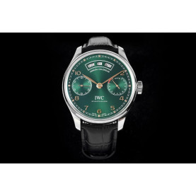IWC 아이더블유씨 포르투기저 애뉴얼 캘린더 그린다이얼