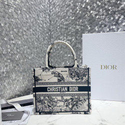 DIOR 디올 오블리크 스몰 북 토트백 M1286