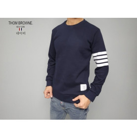 THOM BROWNE 톰브라운 사선 완장 클래식 맨투맨 2COLOR