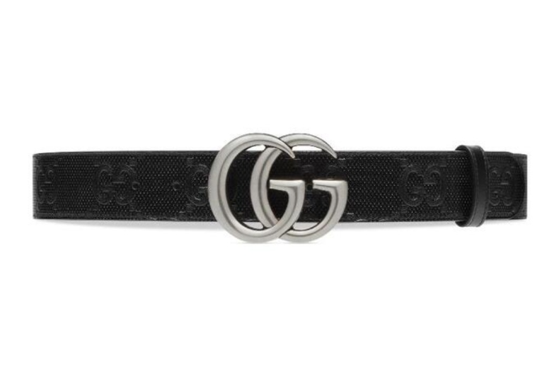 GUCCI 구찌 GG 마몽 엠보스 레더 벨트 3COLOR