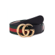 GUCCI 구찌 인터로킹 G 버클 웹 벨트