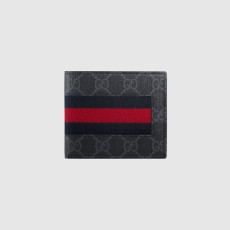 GUCCI 구찌 웹 수프림 GG 반지갑 408827