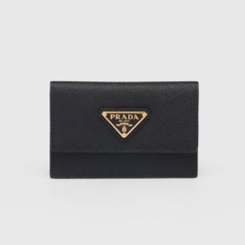 PRADA 프라다 사피아노 가죽 카드 홀더 1MF028 (금장/은장)