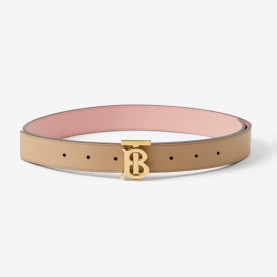 BURBERRY 버버리 레더 리버시블 TB 벨트 80660501 (20mm)
