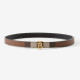 BURBERRY 버버리 체크 레더 리버시블 TB 벨트 80623451 (20mm) 2COLOR