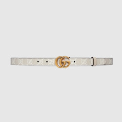 GUCCI 구찌 GG 마몽 리버서블 씬 벨트 659418 (20mm) 2COLOR
