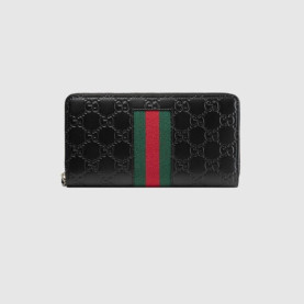 GUCCI 구찌 장지갑 시그니처 웹 408831