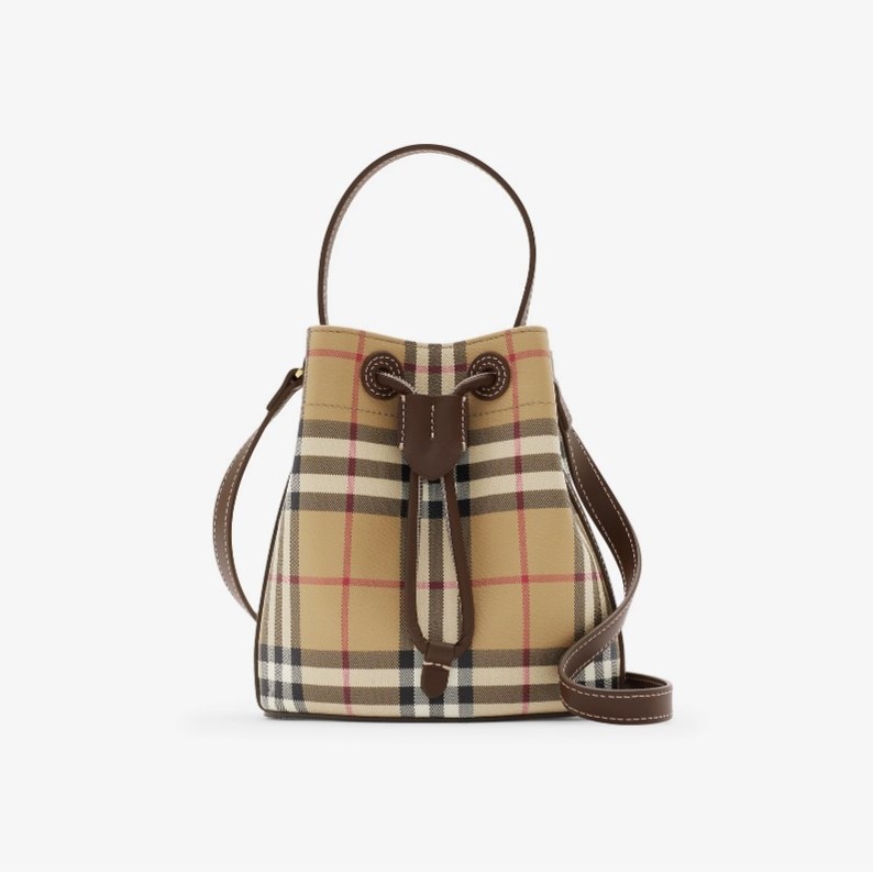 BURBERRY 버버리 미니 체크 버킷백 81004881